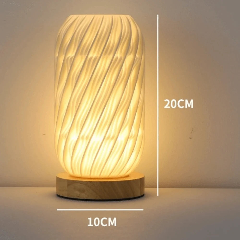 The Drift Lamp, Twist shade, 20 cm tall