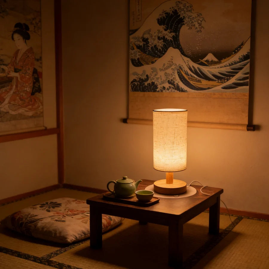 Nook Lamp on a low tea table
