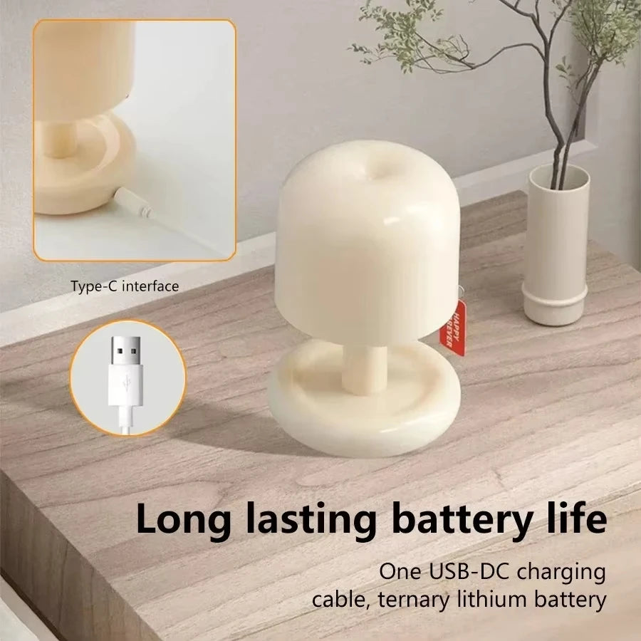 Rechargeable with USB-C, long battery life