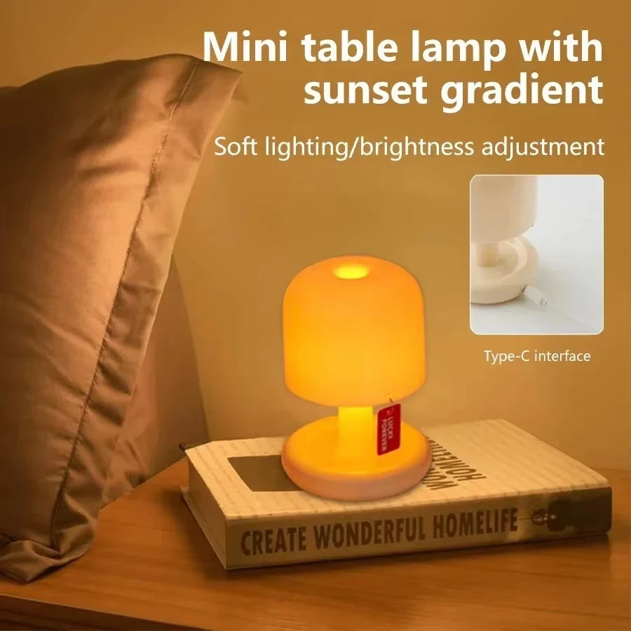 Mini lamp with a sunset gradient