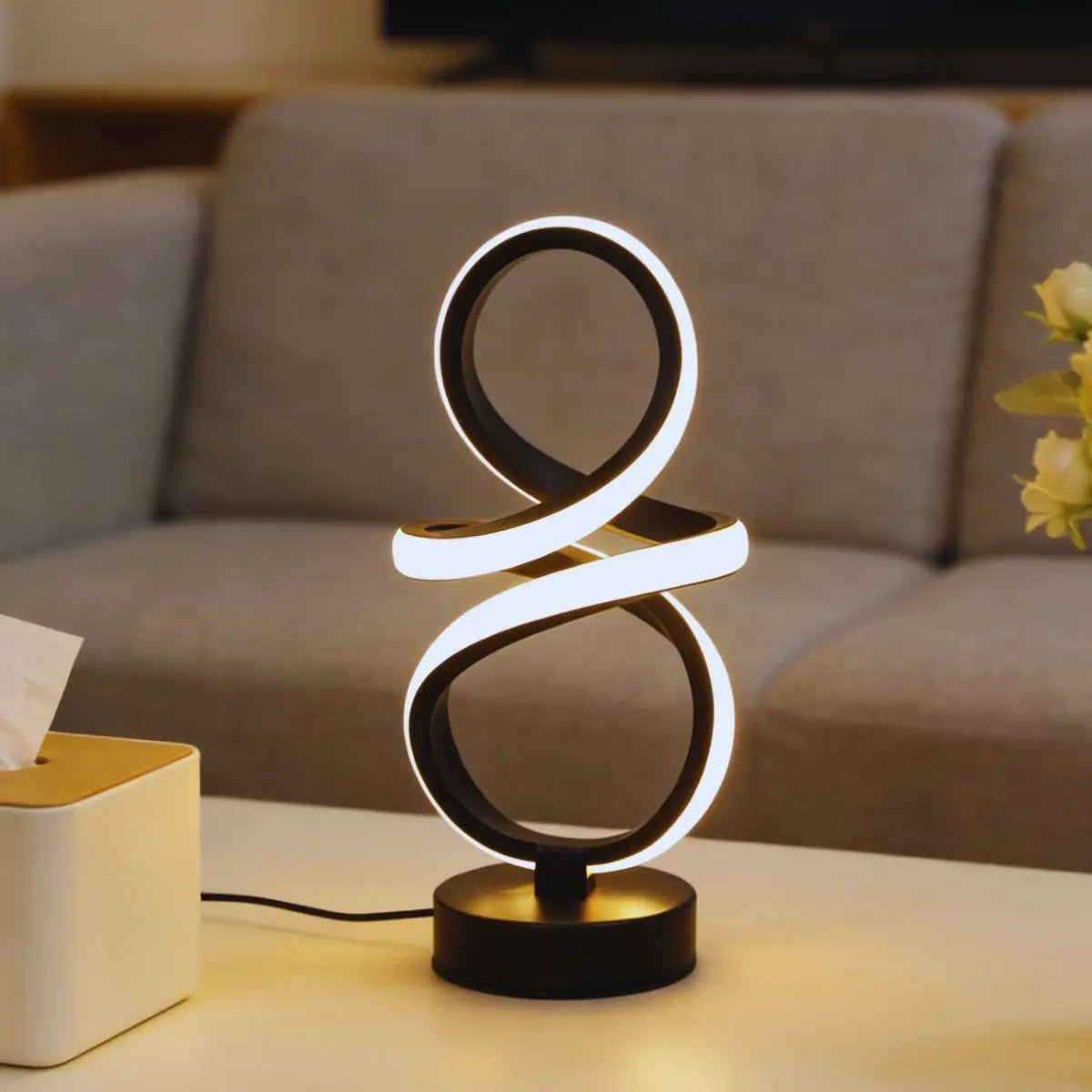 Loop Lamp in black